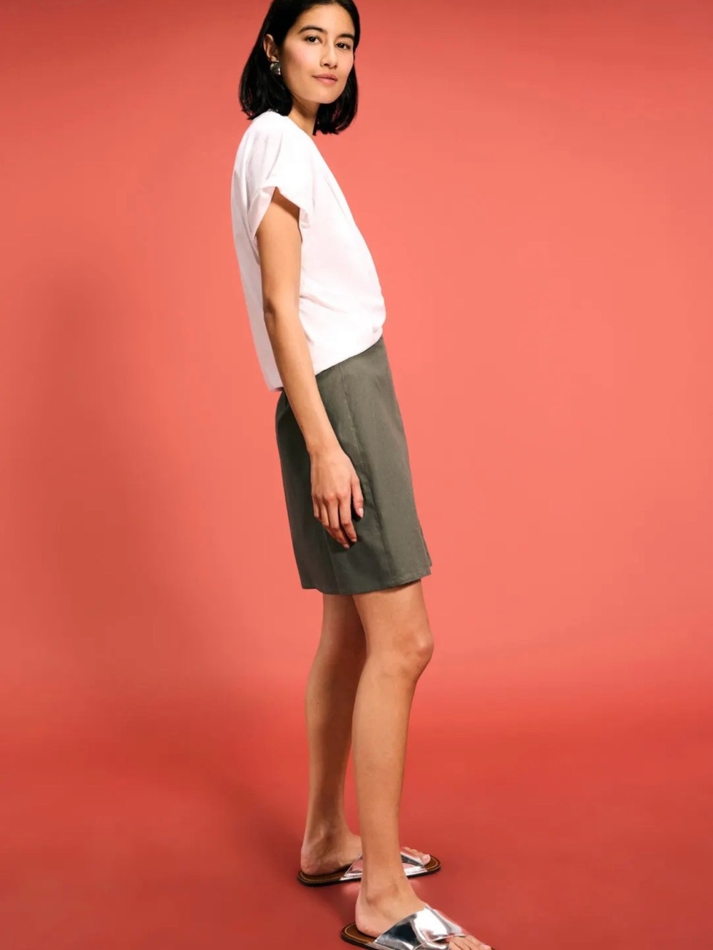 Utility DRESS by designer Philip Lim, XXL, skirt/ringer tee as one piece - Picture 10 of 11